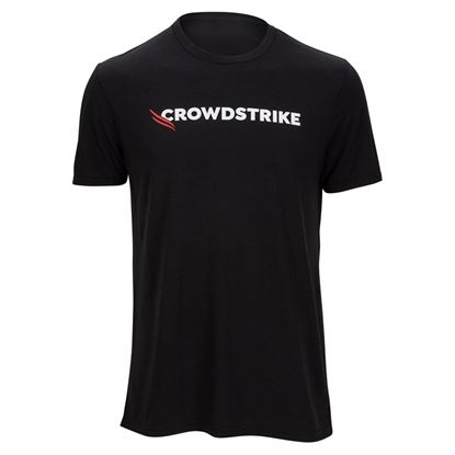 CrowdStrike Black Logo Tee