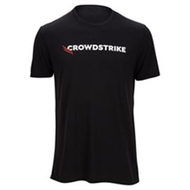 CrowdStrike Black Logo Tee
