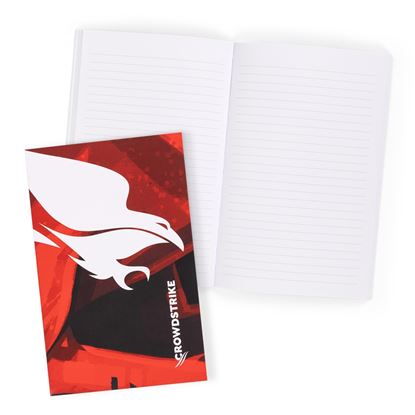 Red Pattern Falcon Notebook