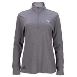 Women's Adidas 3-Stripes Quarter-Zip Sweater