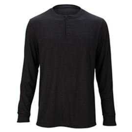 Falcon Henley Tee- Black