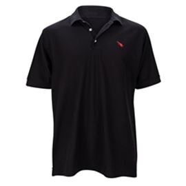 Cotton Falcon Polo- Black