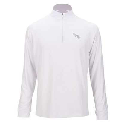 Johnnie-O Falcon Freeborne Quarter-Zip- White