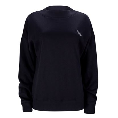 Women's Falcon Mock Neck Sweatshirt- Navy