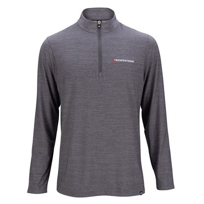 TravisMathew CrowdStrike Crestview Quarter-Zip- Gray