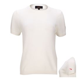  Women's Quince Falcon Cashmere Tee- Ivory
